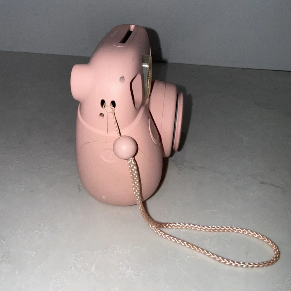 Fuji Instax Mini 7 + Plus Camera Light Pink Tested and Working
